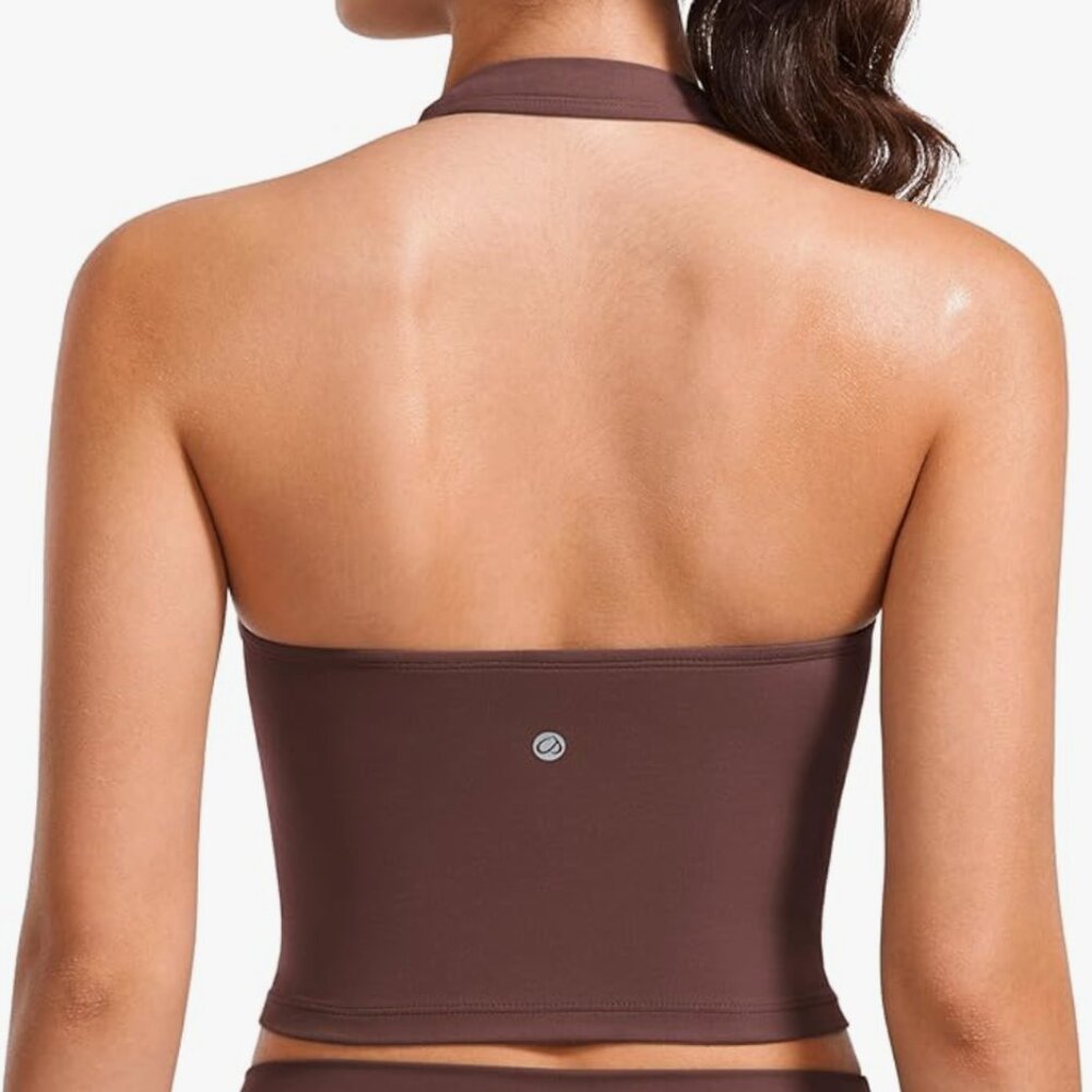 CRZ YOGA Halter Longline Sports Bra